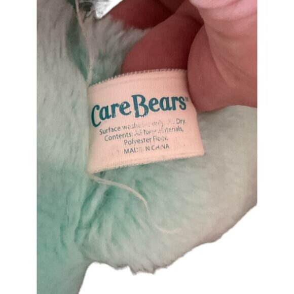 Care Bears Wish Bear Shooting Star Hearts Mint Green Hard Eyes - Picture 5 of 5